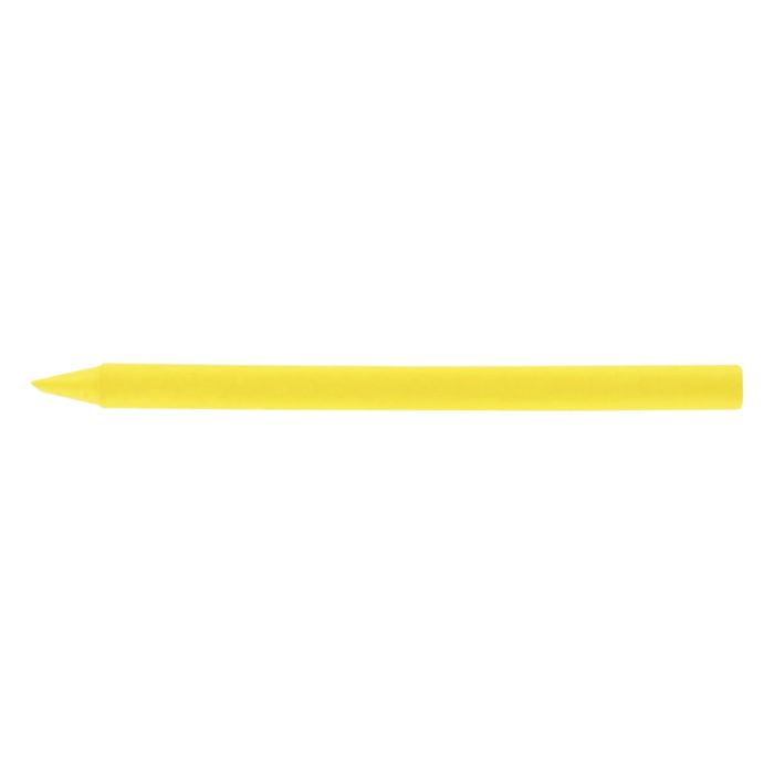 Lapiz cera bic PLASTIDECOR amarillo caja 25UD