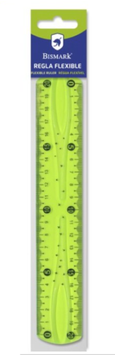 Regla pvc flexible 20 cm BISMARK 324738