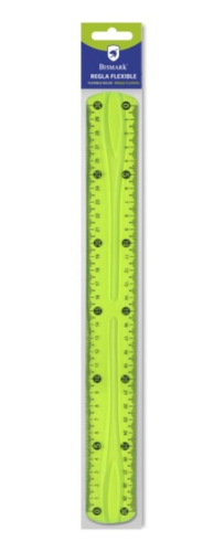 Regla pvc flexible 30 cm BISMARK 324739