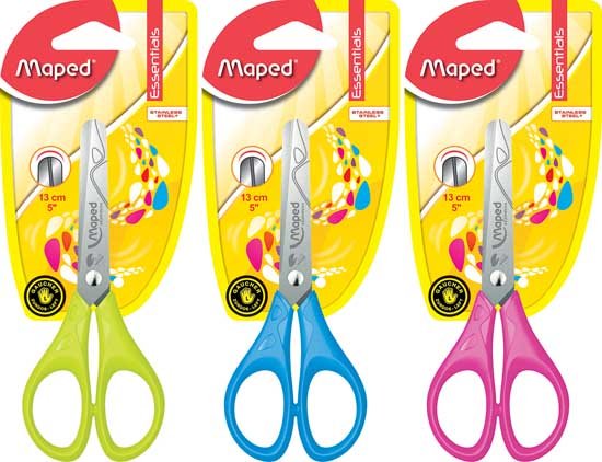 Tijera MAPED essentials 13CM zurdos blister