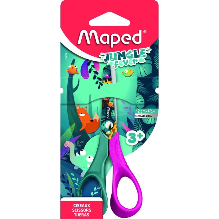 Tijeras MAPED 12 cm jungle fever vivo