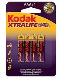 Pilas KODAK xtralife aaa LR03 blister 4 unidades