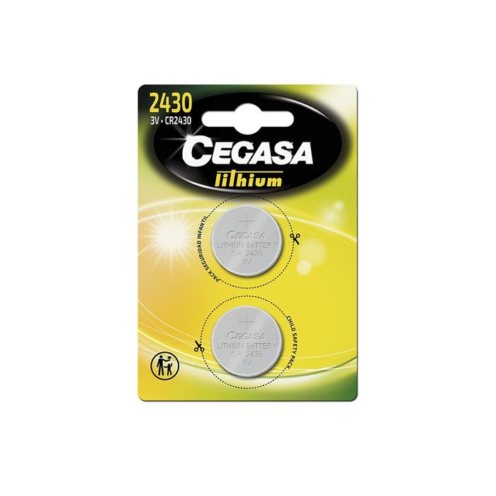Pilas CEGASA litio boton CR2430 3V bt BL2