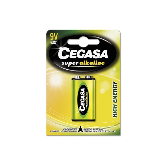 Pilas CEGASA super alc 6LR61 blister 1 (6)