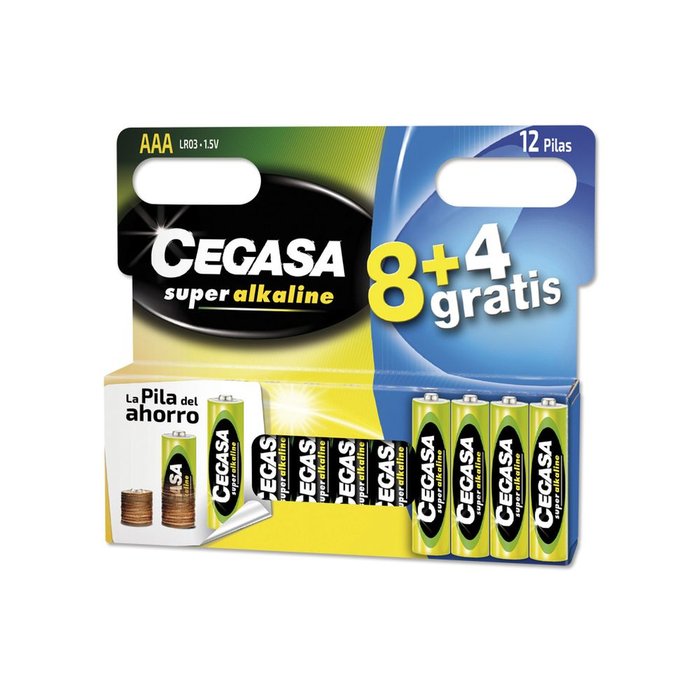 Pilas CEGASA mpck LR03 8+4 grts s,alk 2011