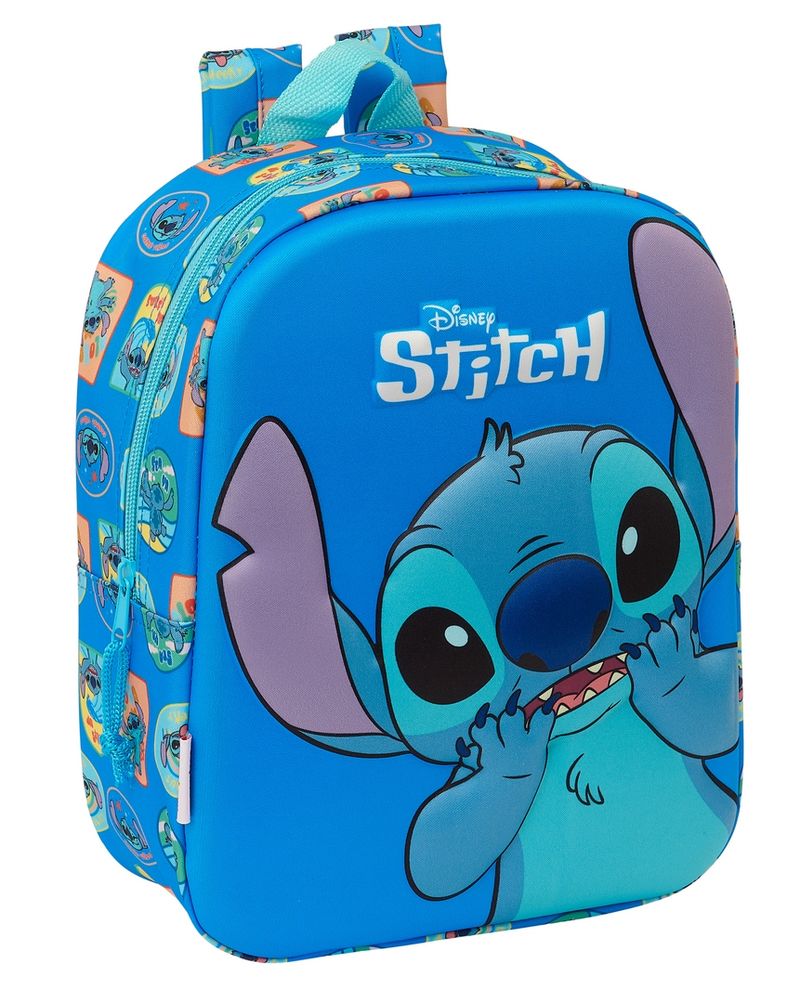 Mochila guarderia 3D bolsillo red stitch
