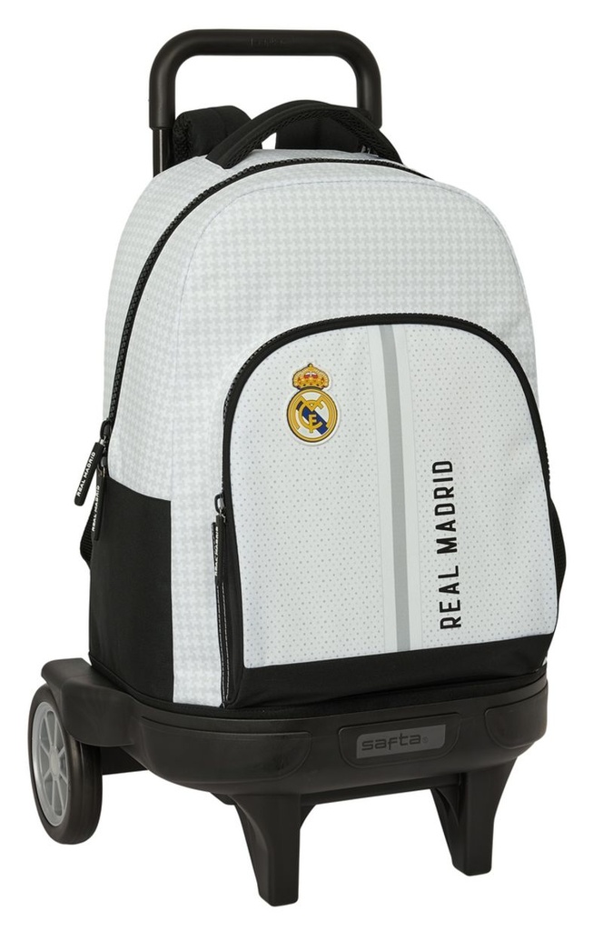 Mochila grande c / ruedas compact evol. ext. real madrid 1ª equip. 24 / 25
