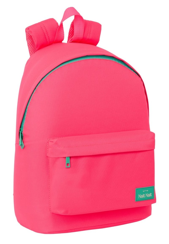 Mochila para portatil 14, 1' nait nait 'rosa fluor'