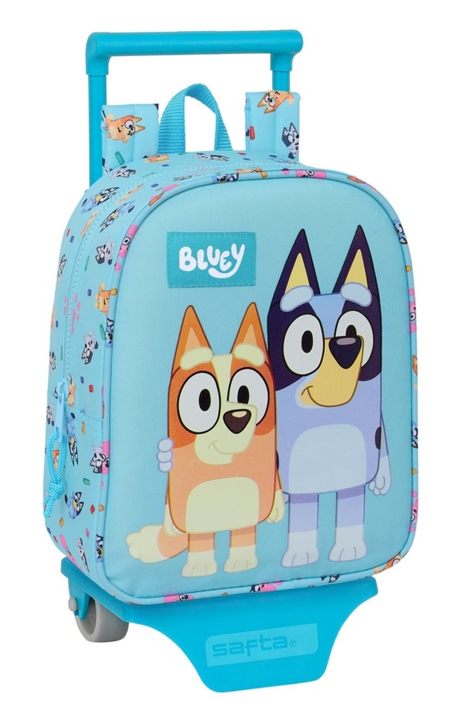 Mochila 232 + carro 805 bluey