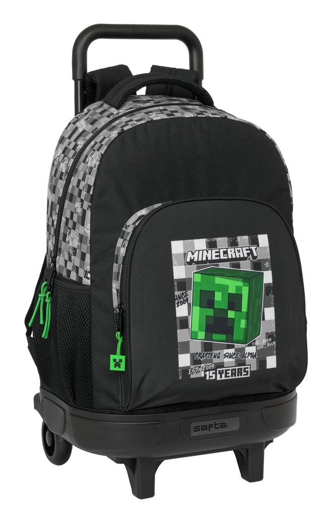 Mochila gde. c / ruedas compact extraible minecraft
