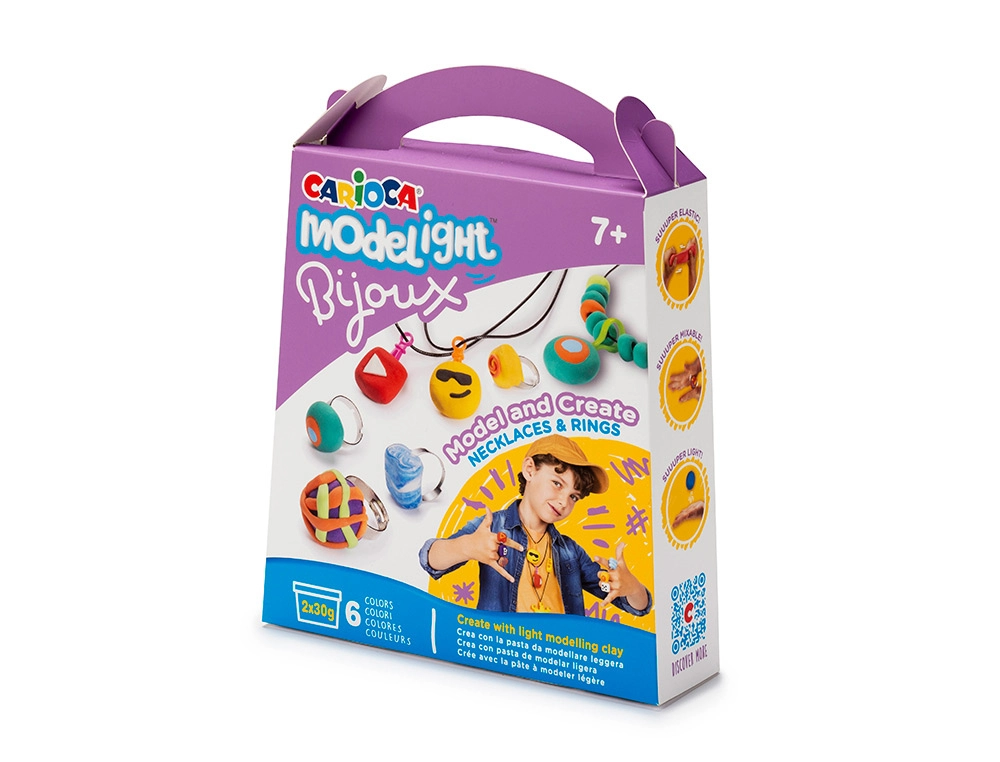 Pasta de modelar CARIOCA modelight bijoux anillos