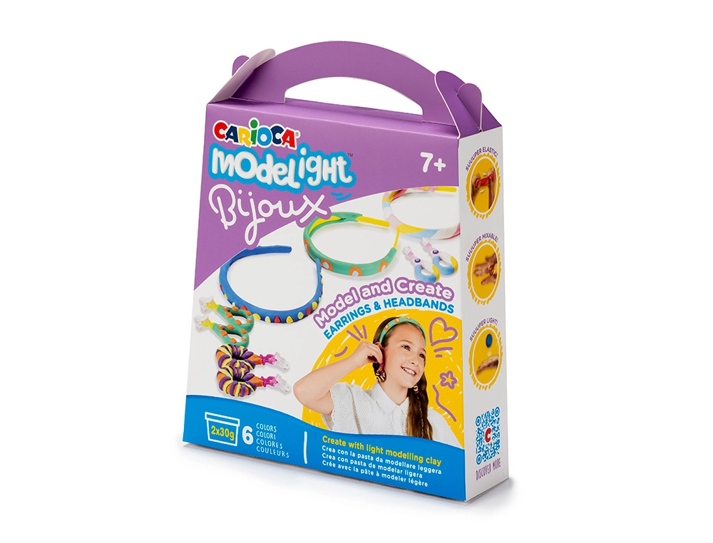 Pasta de modelar CARIOCA modelight bijoux pendientes y turbantes