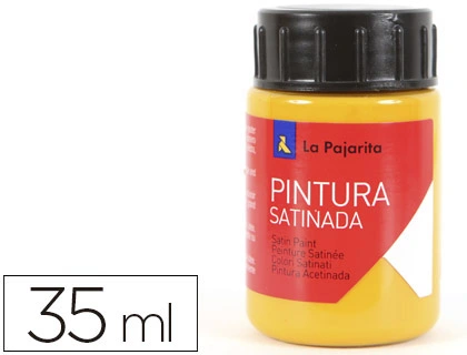 Pintura latex LA PAJARITA amarillo medio 35 ml