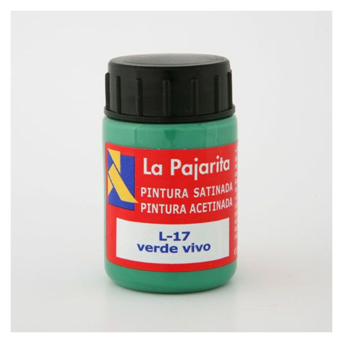 Pintura la pajarita 35ML nº 17 verde vivo