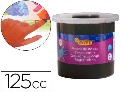 Pintura a dedos JOVI 125 cc negro