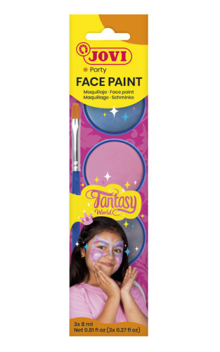 Set maquillaje adventure 3 botes 8ML crema + accesorios JOVI 174AD