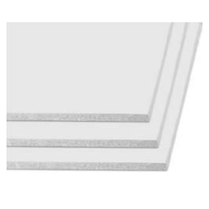 Carton pluma 5MM 50X70 blanco paquete 5UD