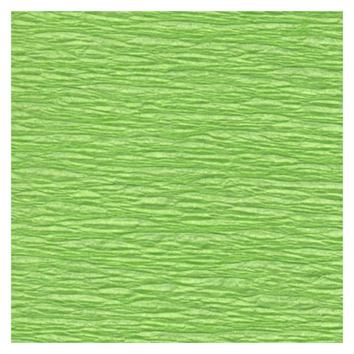 Papel crepe michel 50X200CM verde claro paquete 10UD