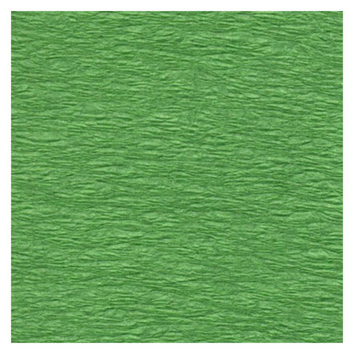 Papel crepe michel 50X200CM verde fuerte paquete 10UD