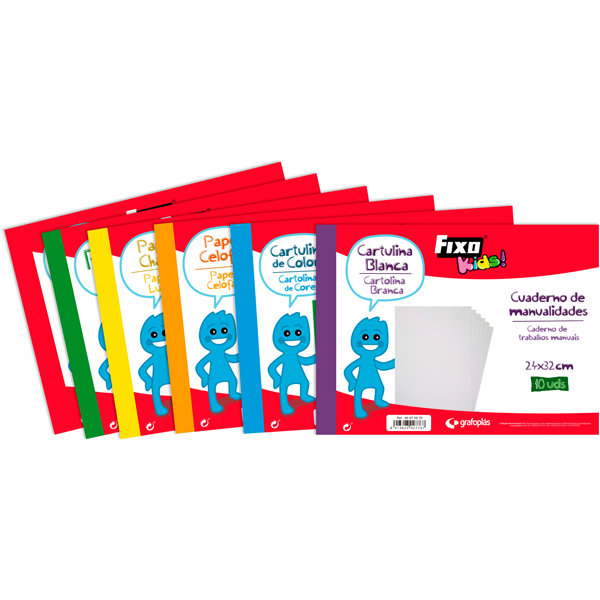Cuaderno multiple surtido 24X32CM