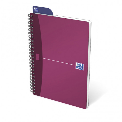 Cuaderno tapa plástico A5 90 hojas 5X5 colores surtidos urban mix oxford 100104341