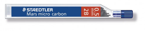 Minas micro carbon 250, 0,5MM, grad. 2B staedtler 250 05-2B