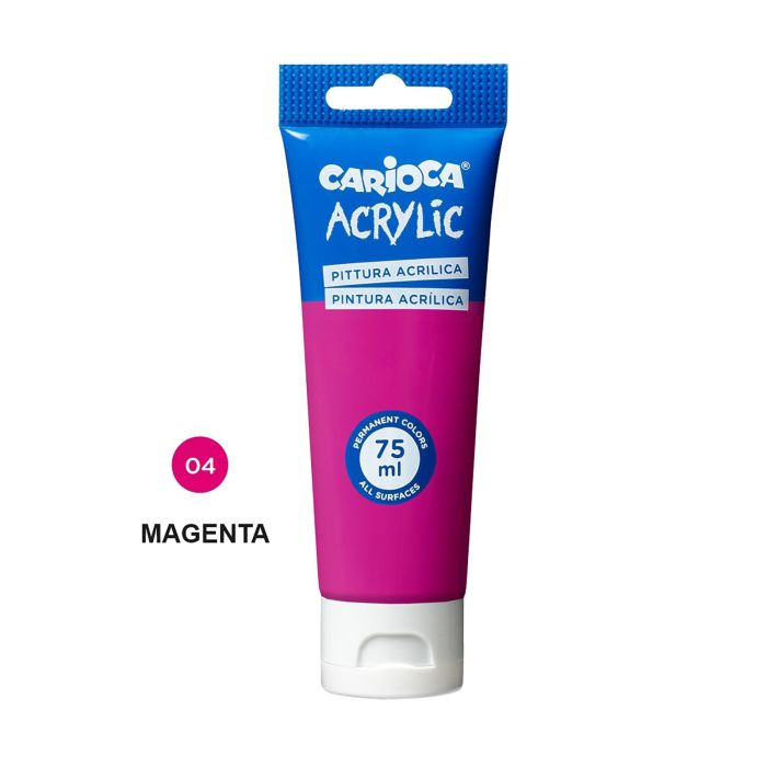 Pintura acrilica carioca 75ML magenta
