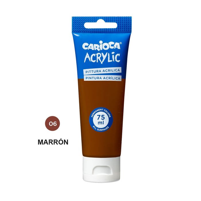 Pintura acrilica carioca 75ML marron