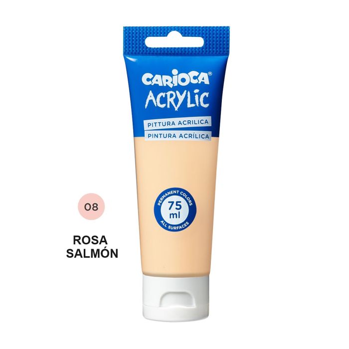 Pintura acrilica carioca 75ML rosa salmon