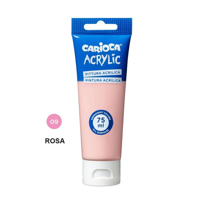 Pintura acrilica carioca 75ML rosa