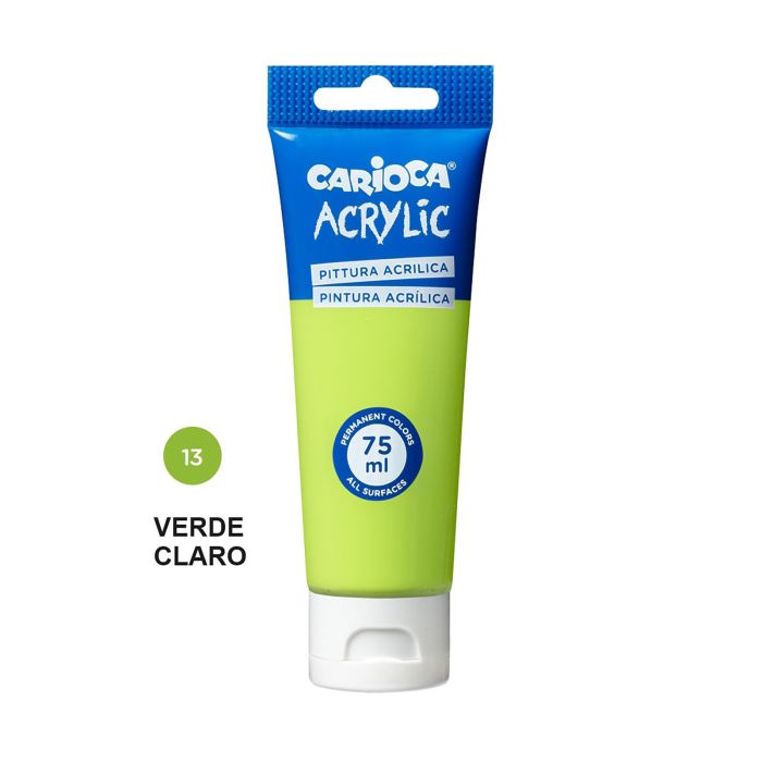 Pintura acrilica carioca 75ML verde claro