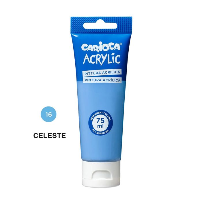 Pintura acrilica carioca 75ML azul claro