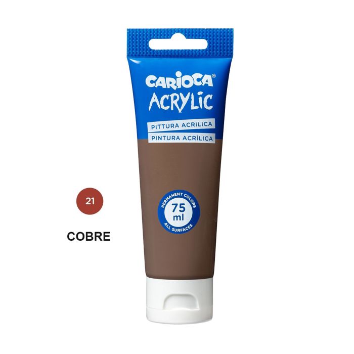Pintura acrilica carioca 75ML cobre
