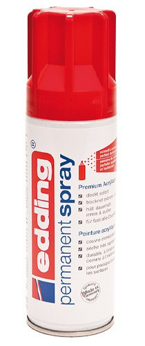 Spray rojo tráfico mate. edding 5200-902