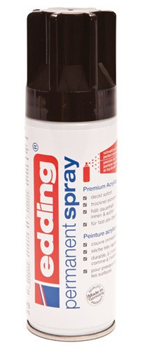 Spray negro intenso brillo. edding 5200-951