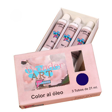 Caja 3 tubos 21ML. óleo nº.26 azul prussian wonder art by pryse 6250026