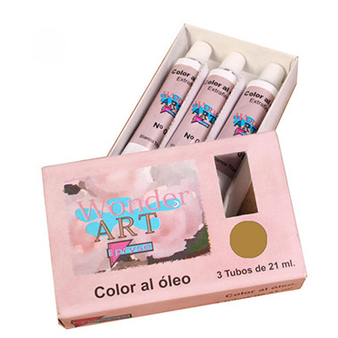Caja 3 tubos 21ML. óleo nº.38 siena crudo wonder art by pryse 6250038