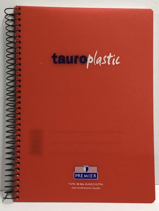 Bloc tauroplastic 4º 80H 90GR cuad.4X4 rojo