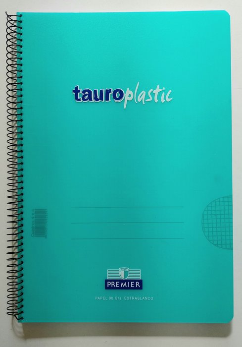 Bloc tauroplastic fº 80H 90GR cuad.4X4 verde mar