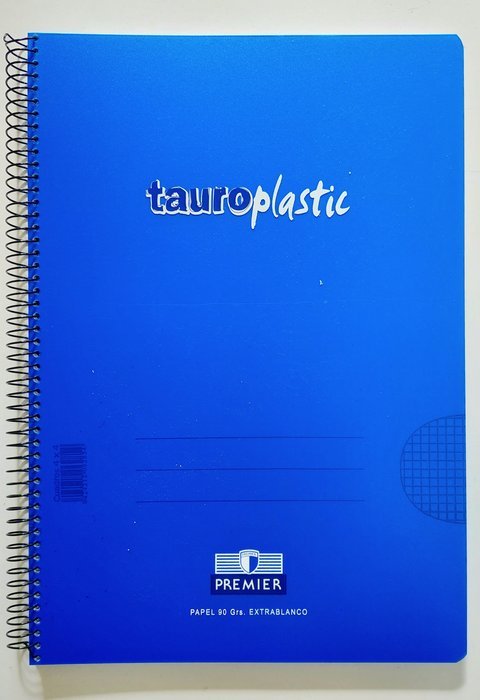 Bloc tauroplastic fº 80H 90GR cuad.3X3 azul oscuro