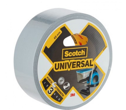 Rollo cinta americana universal 2904 plata 48MM x 25M scotch 7100205303