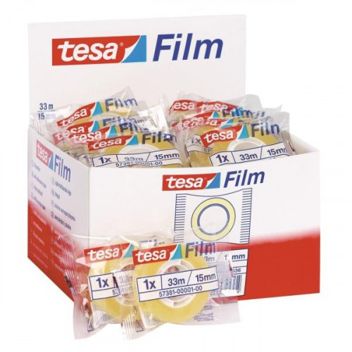 Cinta adhesiva standard 15MM.X33M.en bolsita transparente tesa 57381-00001-01