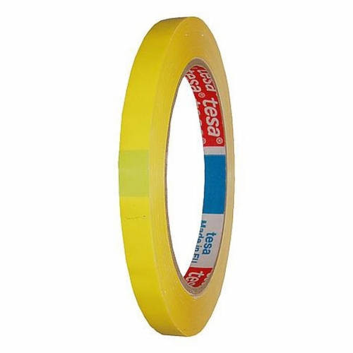 Cinta de embalaje en pvc de colores 12MM.X66M. amarillo tesa 60404-00036-00