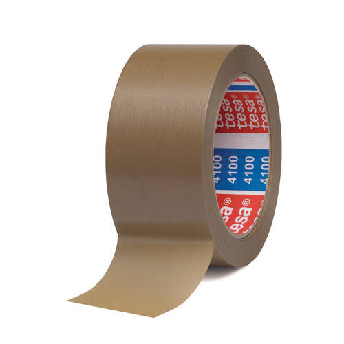 Cinta de embalaje en pvc rugoso 50MM.X66M. marron tesa 04100-00228-00