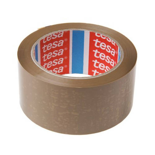 Cinta de embalaje en pvc fuerte 50MM.X66M. marron tesa 04120-00042-00