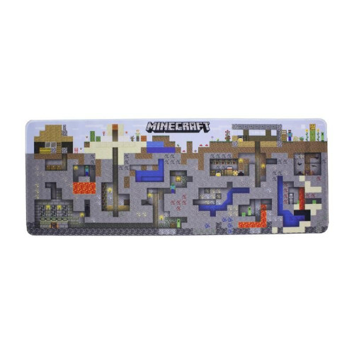 Alfombra de escritorio minecraft world 30 x 80 cm paladone redstring PP8805MCFV2