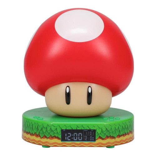 Reloj despertador super mushroom paladone redstring PP10064NN
