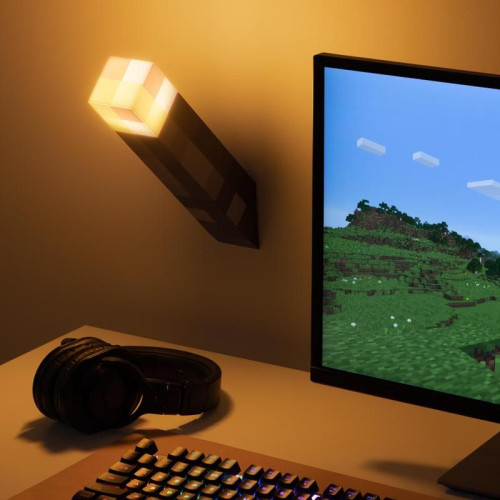 Lámpara antorcha minecraft paladone redstring PP9202MCF