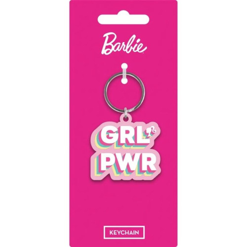 Llavero barbie (grl power) 6 cm pyramid redstring RK39477C