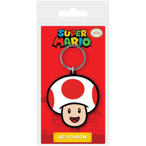 Llavero toad - super mario 6 cm pyramid redstring RK38926C